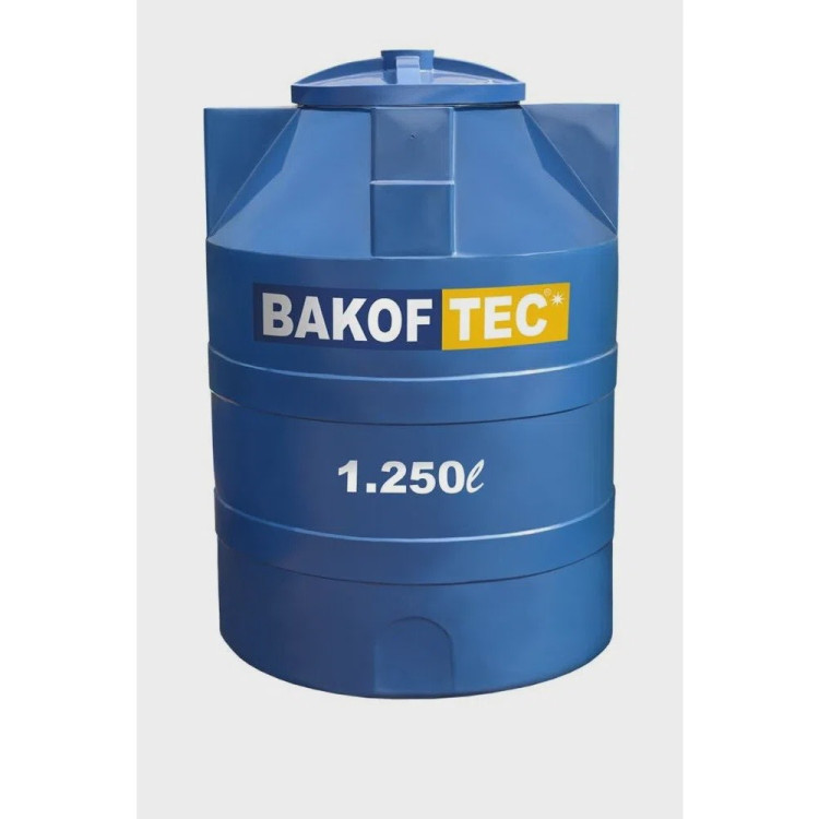 Caixa D'Água Tanque Polietileno 1250L Bakof Tec
