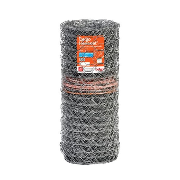 Tela Belgo Hexanet 3X16 - 1,00X50M - Mangueirão