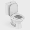 Kit Vaso Sanitário com Caixa Acoplada e Assento Like Celite