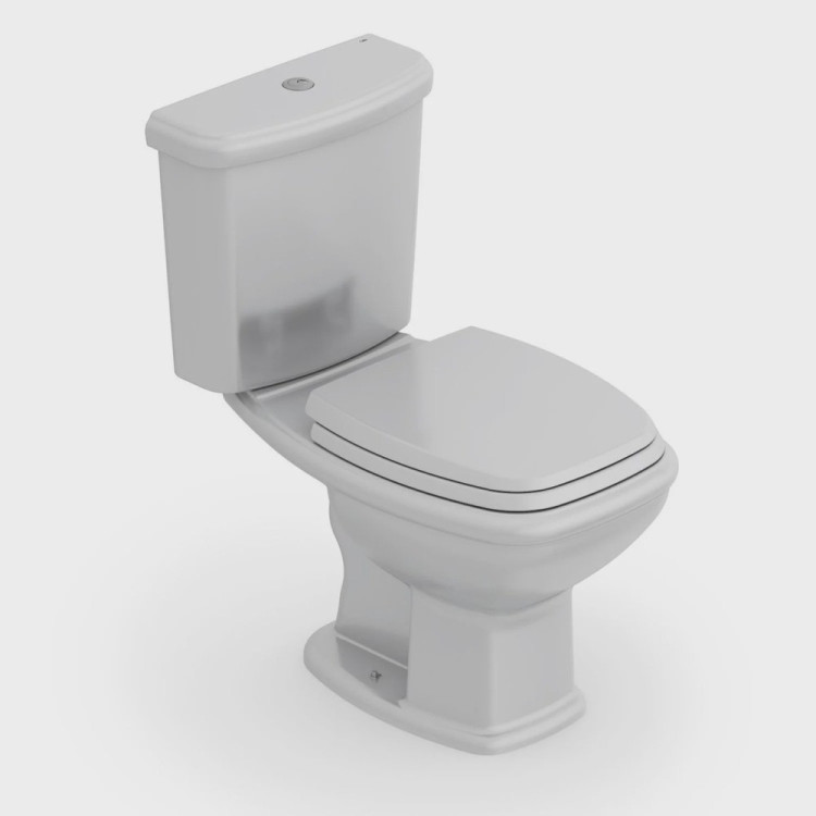 Kit Vaso Sanitário com Caixa Acoplada e Assento Soft Close Fit Plus Celite