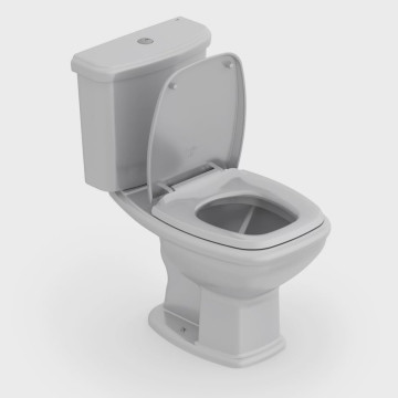 Kit Vaso Sanitário com Caixa Acoplada e Assento Soft Close Fit Plus Celite