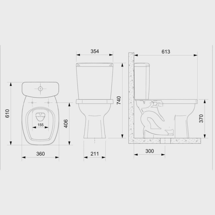 Kit Vaso Sanitário com Caixa Acoplada 6 Litros e Assento Like Celite