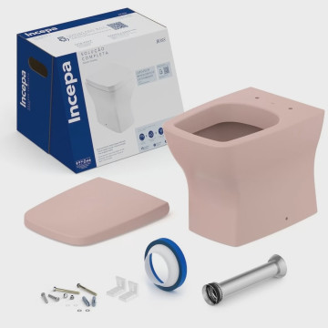 Vaso Sanitário Convencional com Assento Termofixo Queda Amortecida Boss Incepa