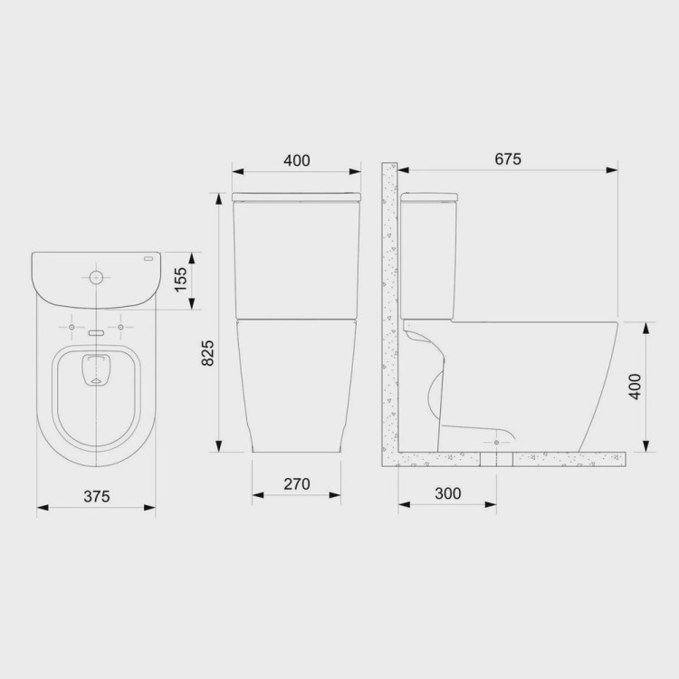 Kit Vaso Sanitário com Caixa Acoplada e Assento Soft Close Neo Incepa