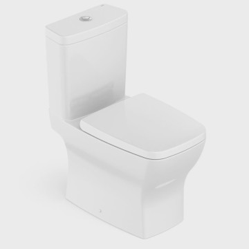 Kit Vaso Sanitário com Caixa Acoplada e Assento Soft Close Boss Incepa