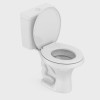 Kit Vaso Sanitário com Caixa Acoplada 6L com Assento Zip Incepa