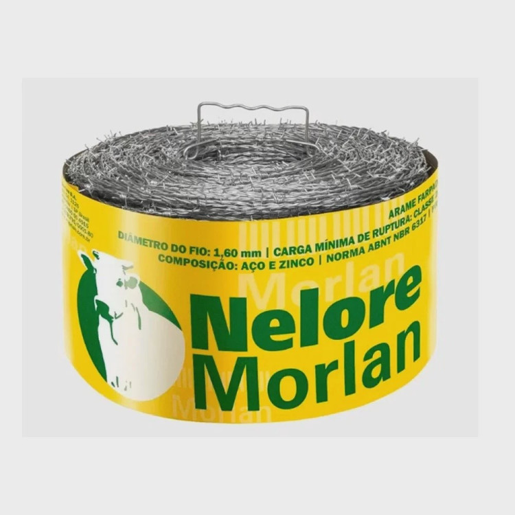 Arame Farpado Nelore Fio 16 1,60mm 250kgf 500m
