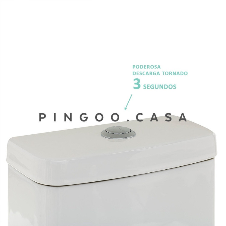 Vaso sanitário Monobloco Ônix pingoo.casa - Branco