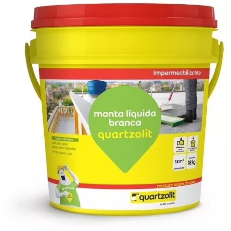 Manta Líquida 18 Litros Branca Quartzolit