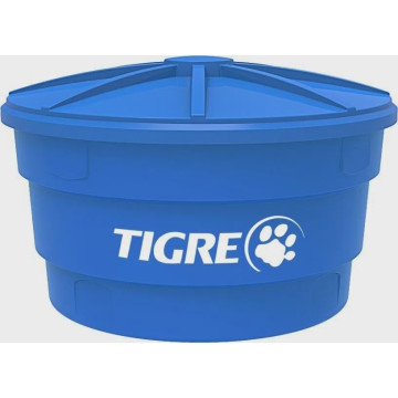 Caixa D'Água Polietileno 500L Azul Tigre